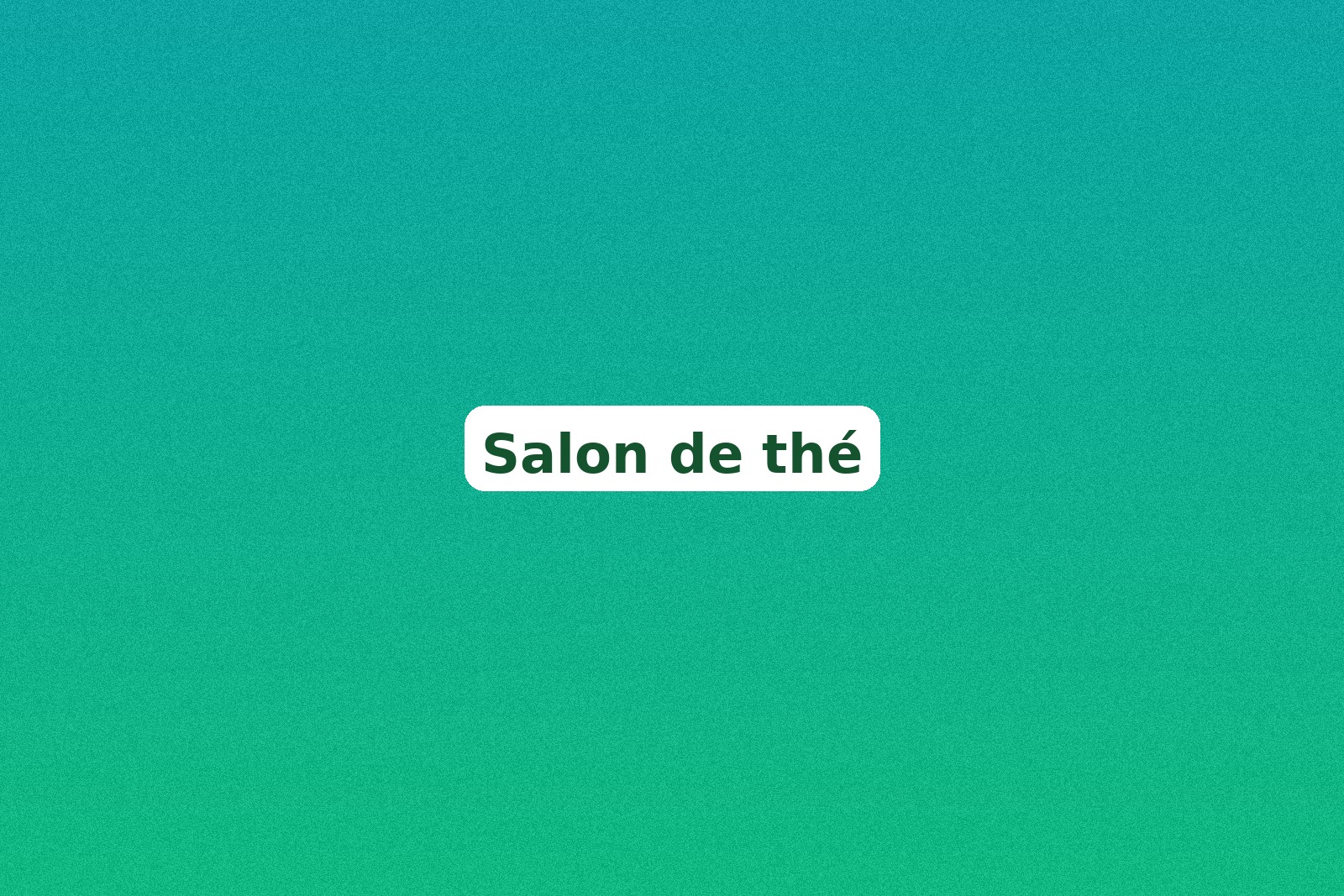Salon de thé